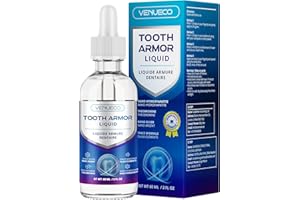 VENUECO Cavity Healing Tooth Armor Liquid: Clinically Strengthen Enamel with Remineralization Drops at-Home Tooth Enamel Repair Stronger Teeth Hydroxyapatite 60 ml