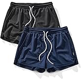 AIMPACT Mens Mesh Running Shorts 3 Inch Quick Dry Lightweight Gym Workout Athletic Shorts for Men with Pockets