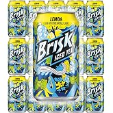 Brisk Iced Tea, Lemon, 12oz Cans (Pack of 15, Total of 180 Fl Oz)