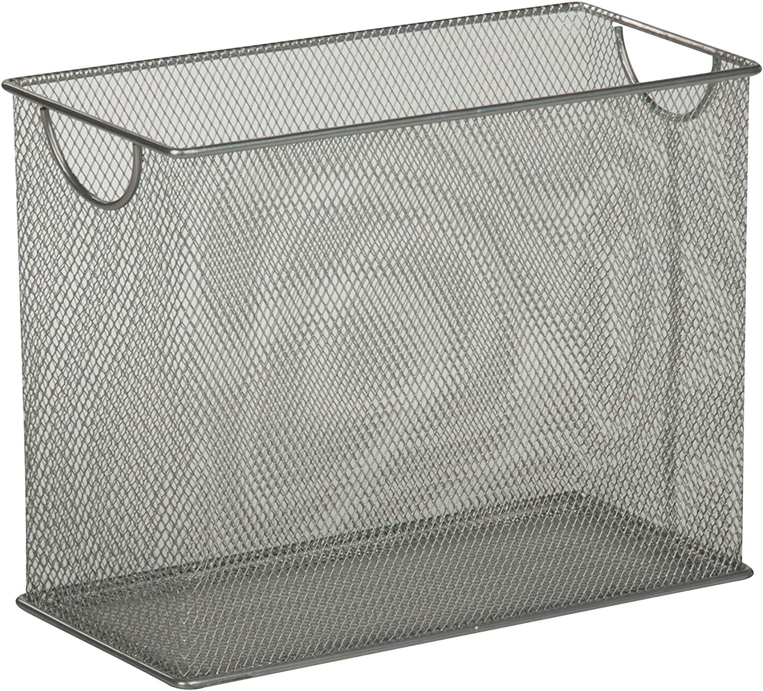Honey-Can-Do Grey Mesh Tabletop File Folder, Silver, 5.5 x 12.5 x 9.8: Home & Kitchen