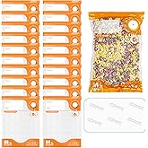 26pcs Vacuum Sealer Kit, Reusable Sous Vide Bags (20 Bags + 6 Clips), Airtight Food Storage for Freshness, PA+PE Material, Ideal for Cooking, Meal Prep & Long-Term Freshness, 7.8"x11.8"