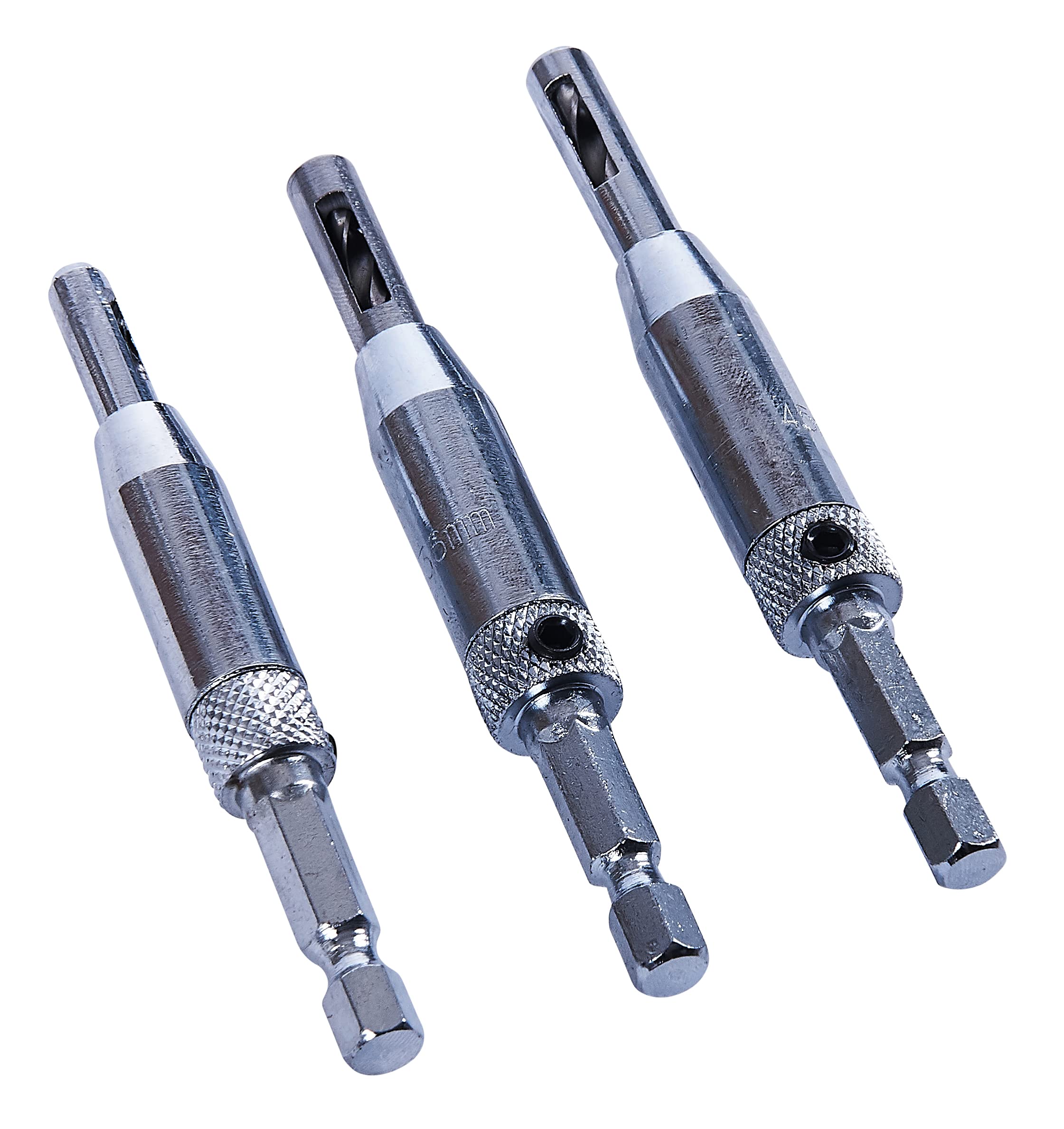 3 PIECE HINGE DRILL BIT SET