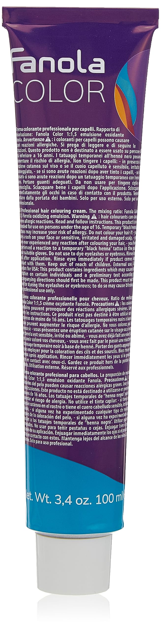 Fanola Creme Colore Colouring Cream 8.11 Light Blonde Intense Ash, 100 ml