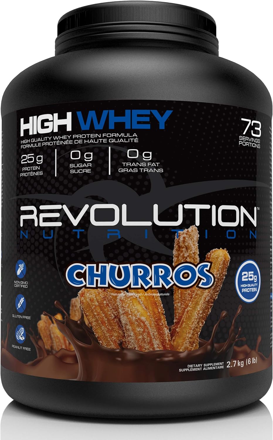 Revolution Nutrition High Whey, Superior Protein Formula (Churros, 6 lb