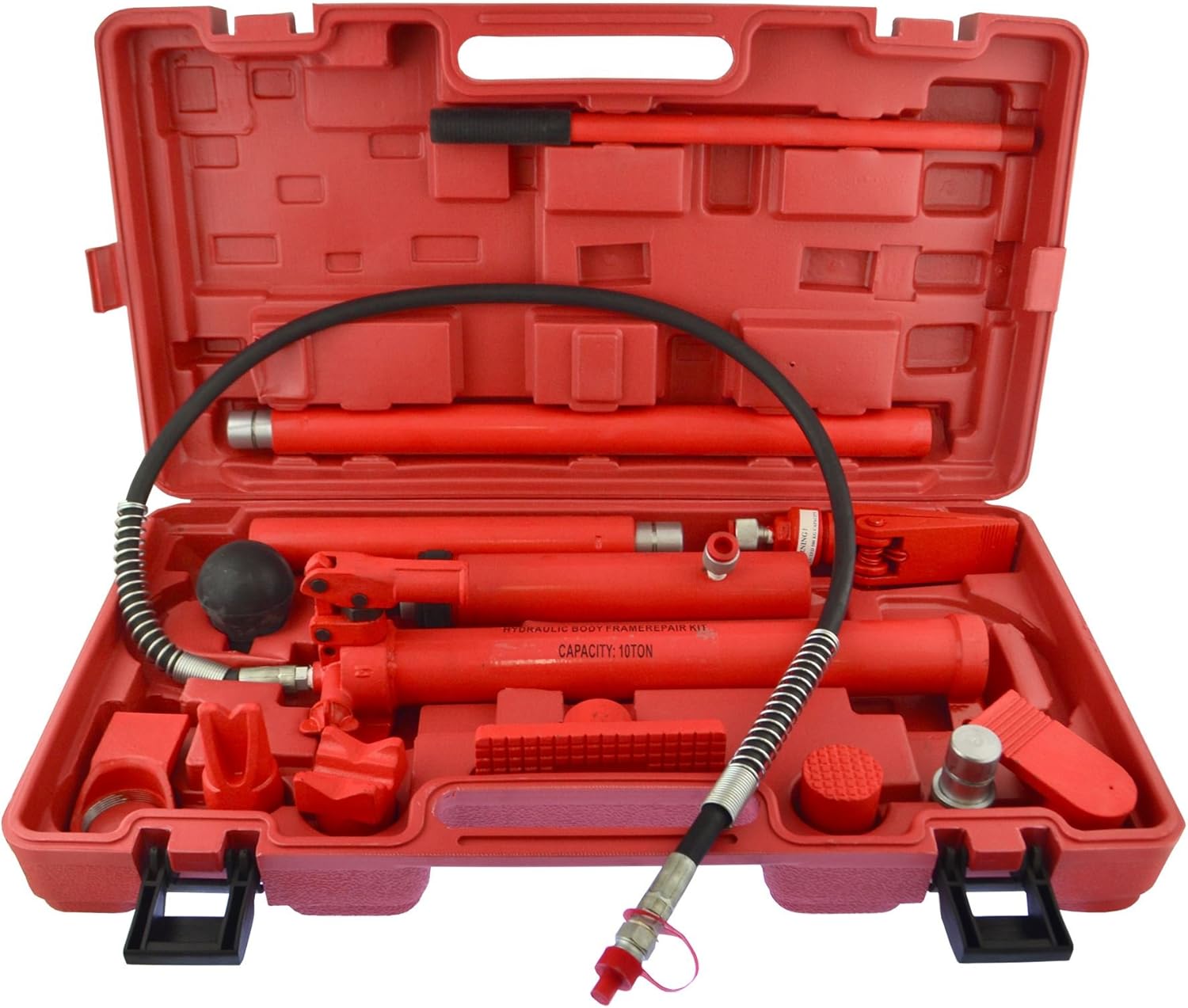 10 Ton Portable Hydraulic Auto Body Dent Frame Repair Kit Porta Pack