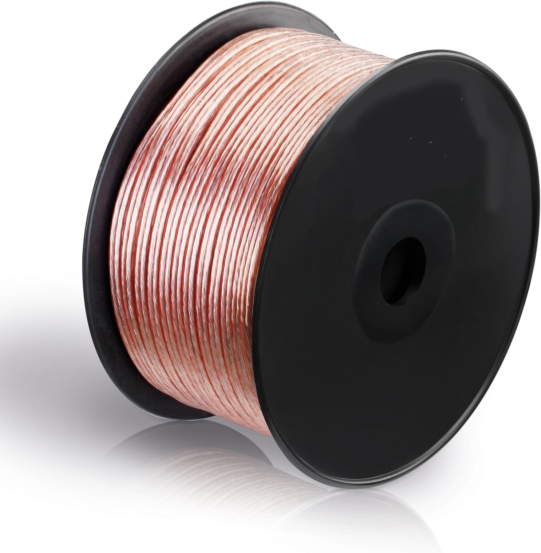 MANAX 100 m speaker cable 2 x 0,75 mm² transparent