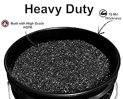 5 Gallon Bucket & Lid - 70 Mil All Purpose Pail