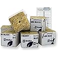 Grodan Rockwool Starter Mini-Blocks | 2" Blocks - Pack of 12 | + Twin Canaries Chart