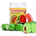 Gummy Candy - Watermelon Candy Filled with Watermelon Jam - 17 Pcs Individually Wrapped Chewy Candy Gummies in Jar - 1.18 Inches Big Fun Candy - Easter Egg Candy