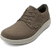 ITAZERO Men's Wide Toe Box Mesh Shoes Business Casual Wide Width Walking Shoes with Arch Support Insole for Plantar Fasciitis