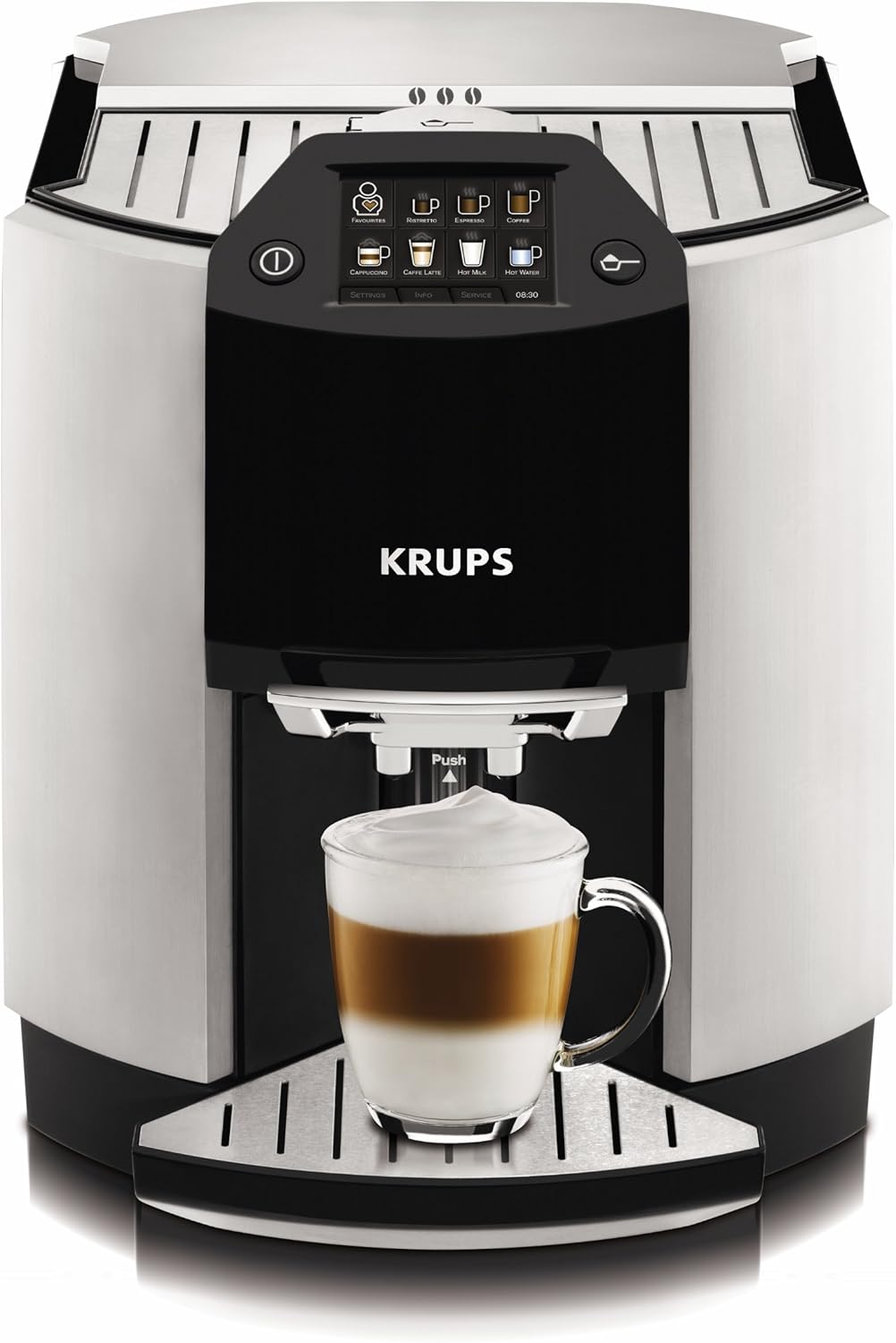 KRUPS EA9000 Barista Super Automatic One Touch Cappuccino Machine with