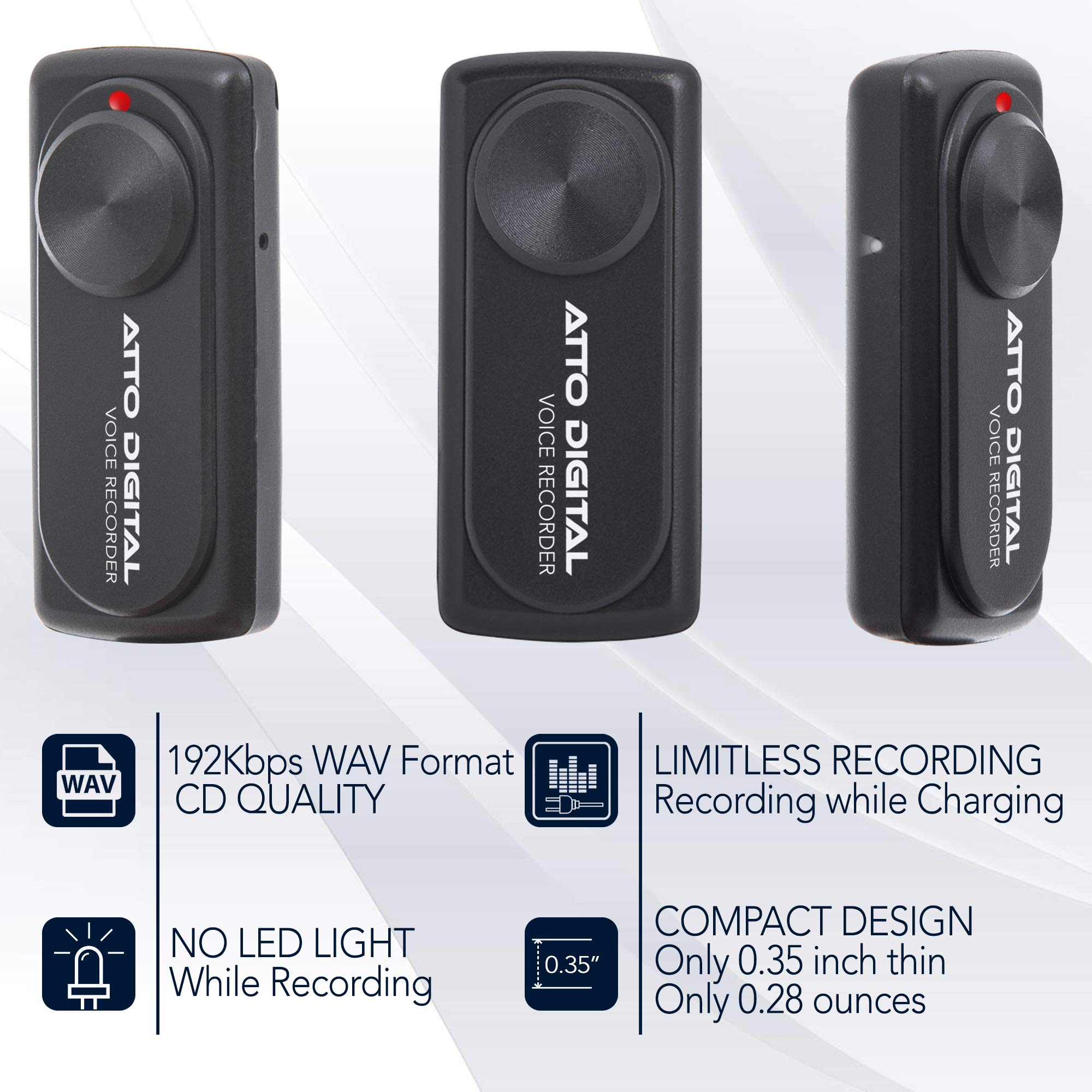 Mini Voice Activated Recorder Password Protection More Than 20