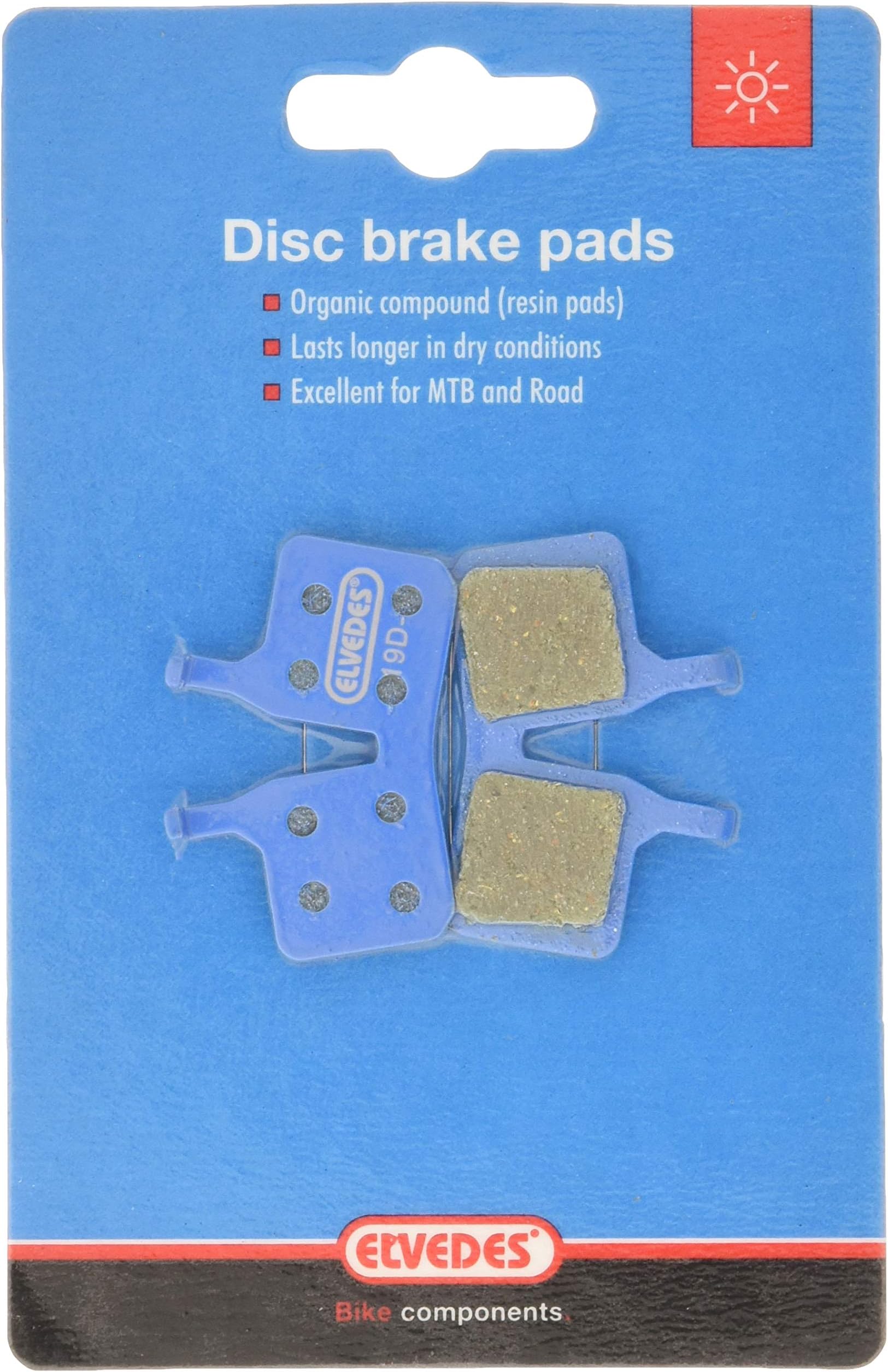 Elvedes1 Pair Organic Brake Pads Set for Magura MT5/7 Unisex Adult Blue