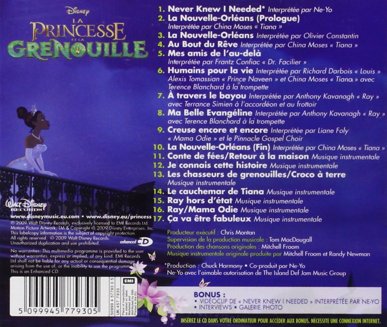 The Princess And The Frog Soundtrack Randy Newman Amazon De Musik