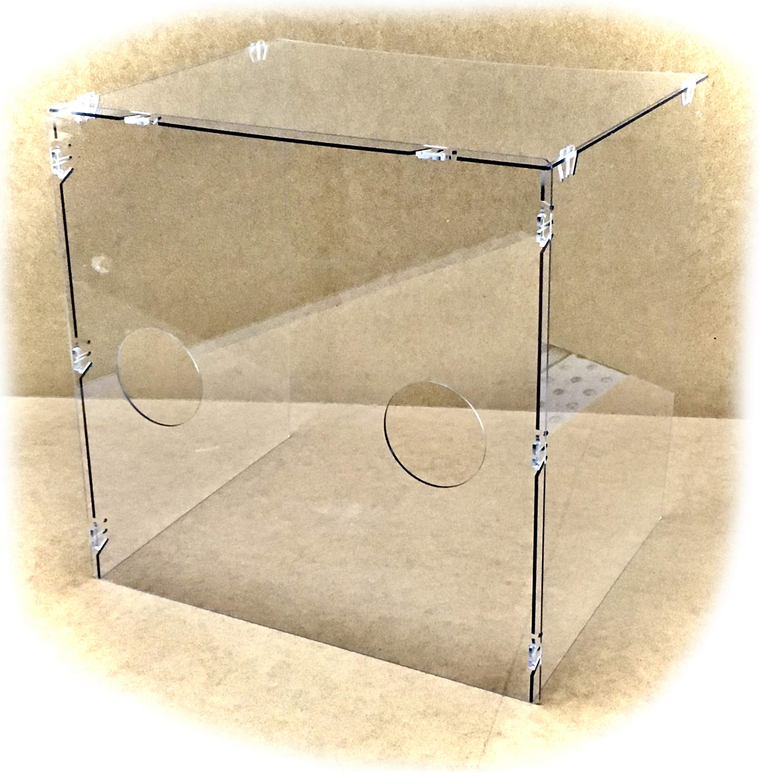 Clear poly carbonate Aerosol Box intubation shield