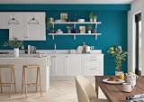 Dulux Simply Refresh Teal Tension Matt Emulsion Paint 1.25L One Coat view 8