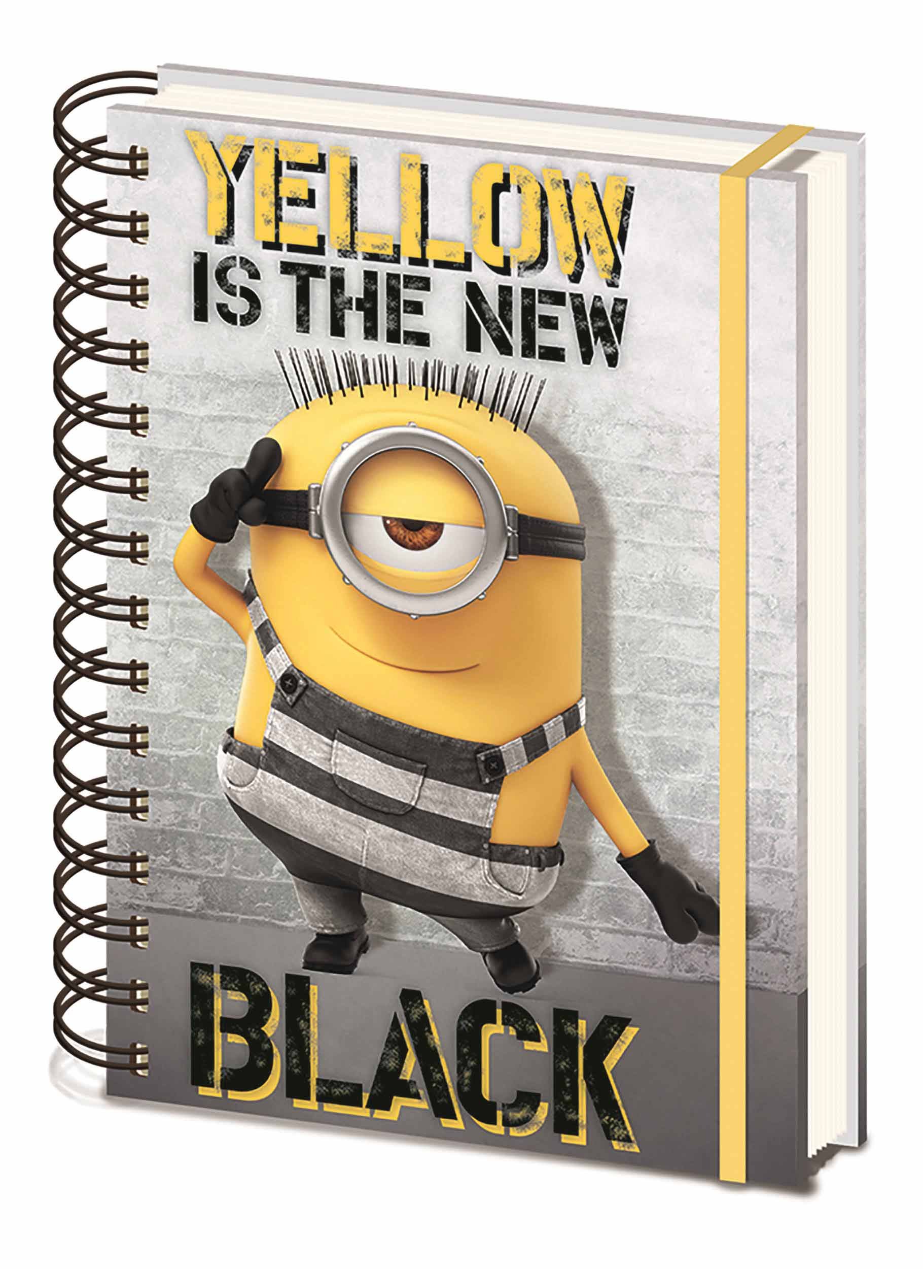Pyramid International A5 Despciable Me 3 "Yellow is The New Black" Notebook