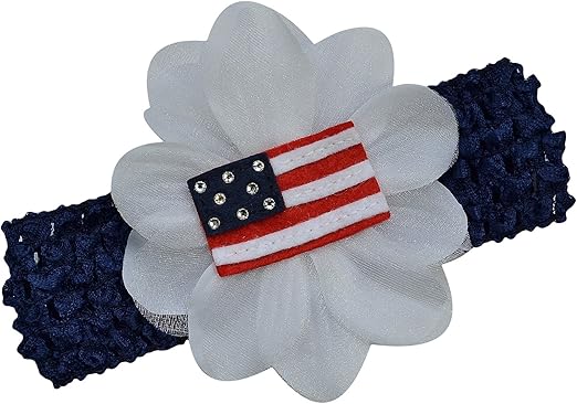 4th of july baby headband