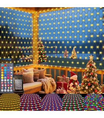 A Night In Texas 4枚セット Weatherproof LED Canopy Lights: Tent Lighting - Battery