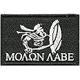 Spartan - Molon Labe Tactical Patch - Black by Gadsden and Culpeper