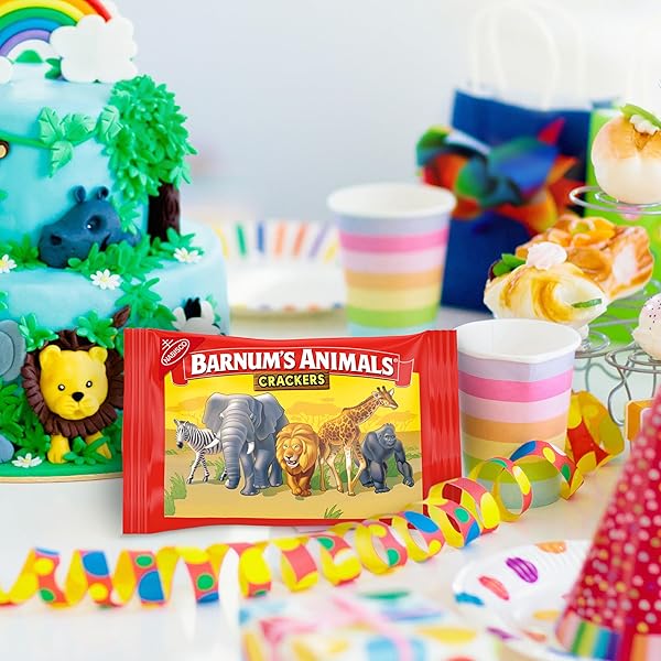 BARNUM’S ORIGINAL ANIMAL CRACKERS, KIDS SNACKS, 10 SNACK PACKS