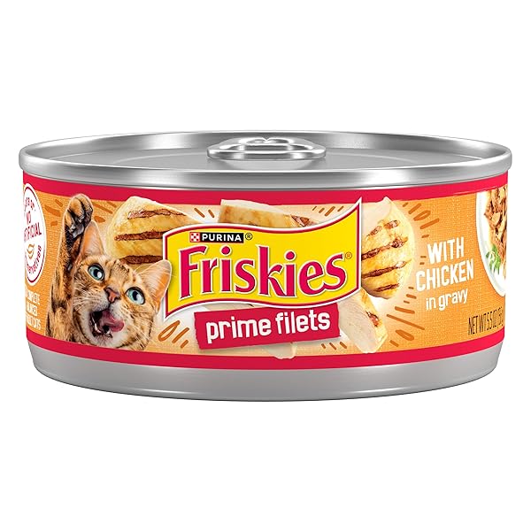 PURINA FRISKIES PRIME FILETS WITH CHICKEN IN WET...