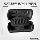 Winmau Armor G1 Darts Wallet Black Holds Fully Assembled Darts view 6