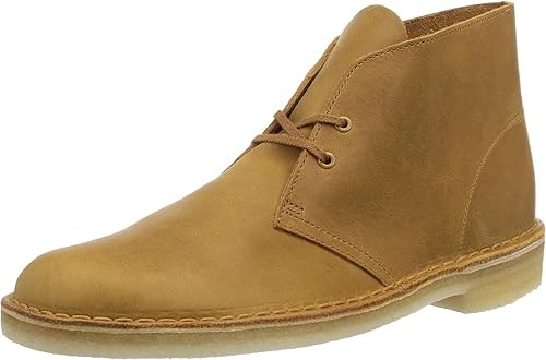 clarks desert boot mustard