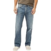 Silver Jeans Co. Mens Zac Relaxed Fit Straight Leg Jeans