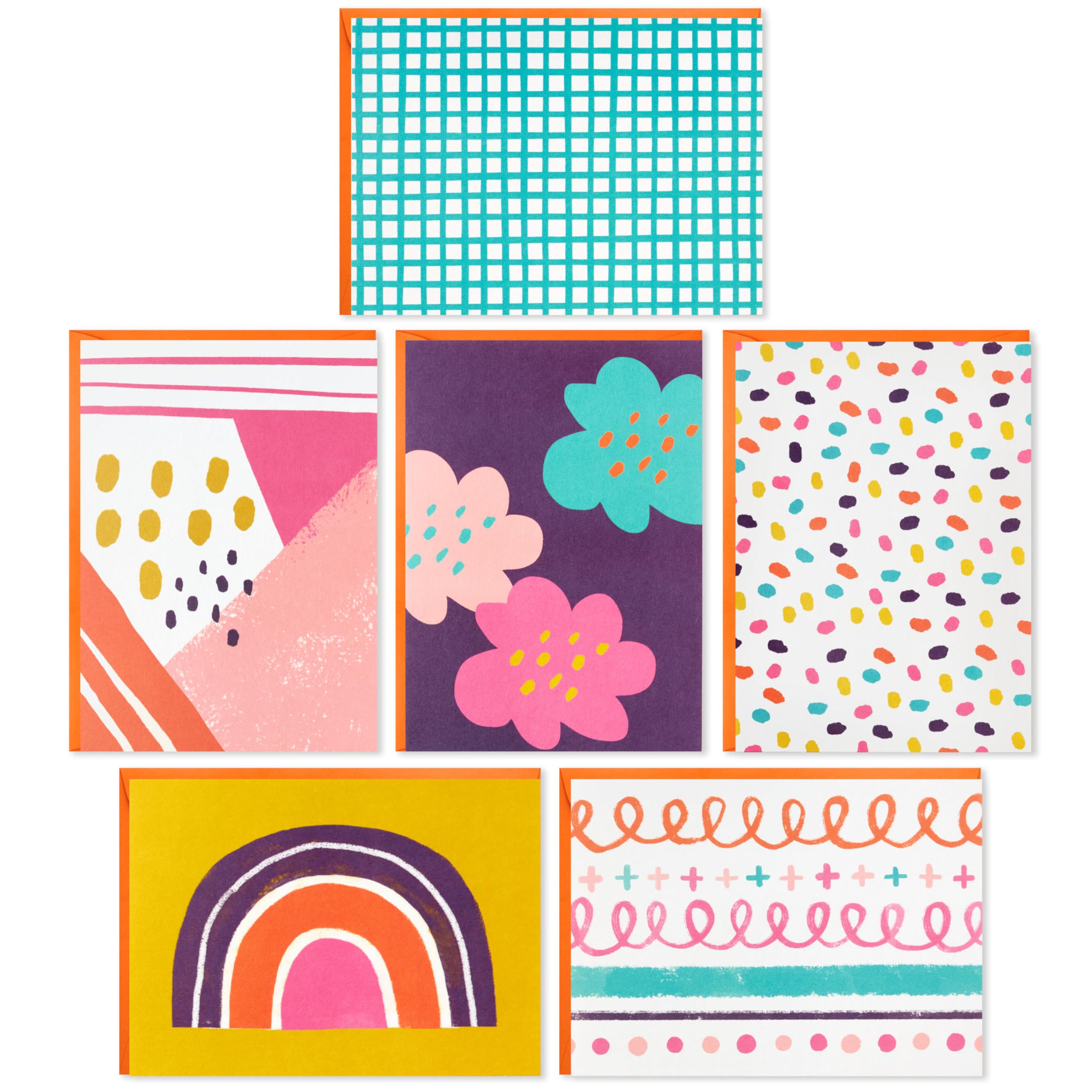 Hallmark Blank Cards Assortment, Modern Doodles (48 Cards with Envelopes) for Mother's Day, Graduation, Just Because, All Occasion