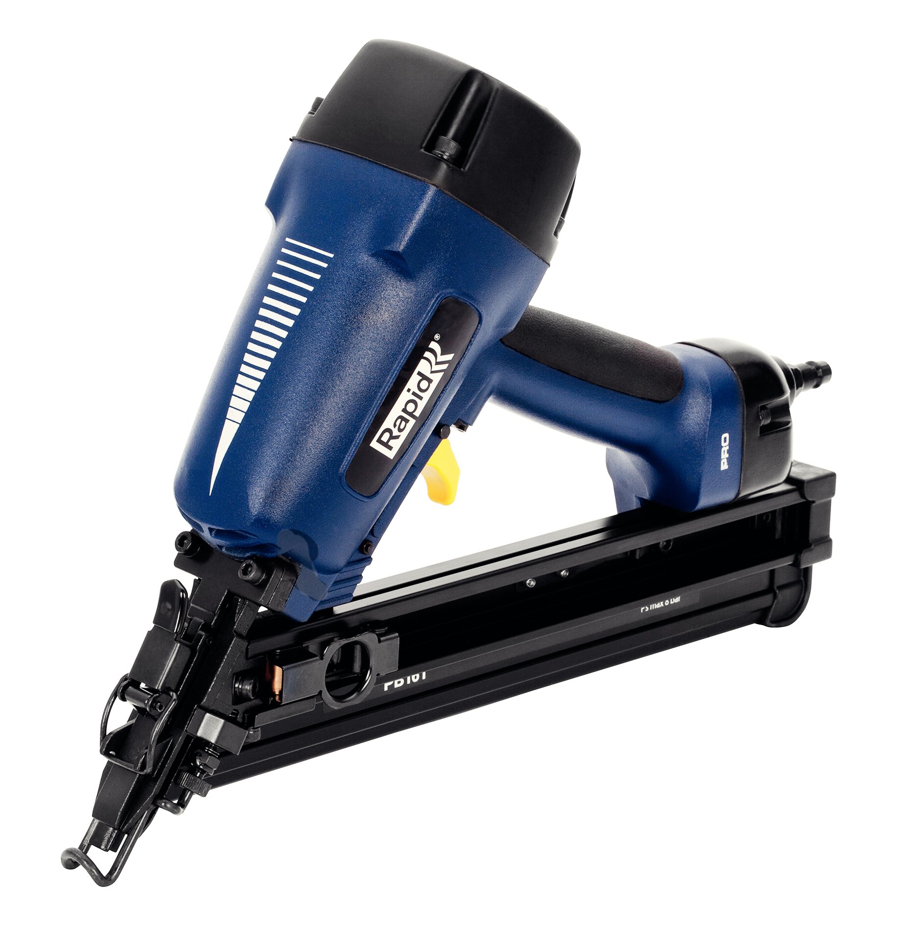 Rapid PRO PB161 Pneumatic Nailer for No. 32 Brads, With Comfort Grip, Quick Reload, Adjustable Depth-of-Drive, Includes Carry Case and 300 Brads (5000104) , blue