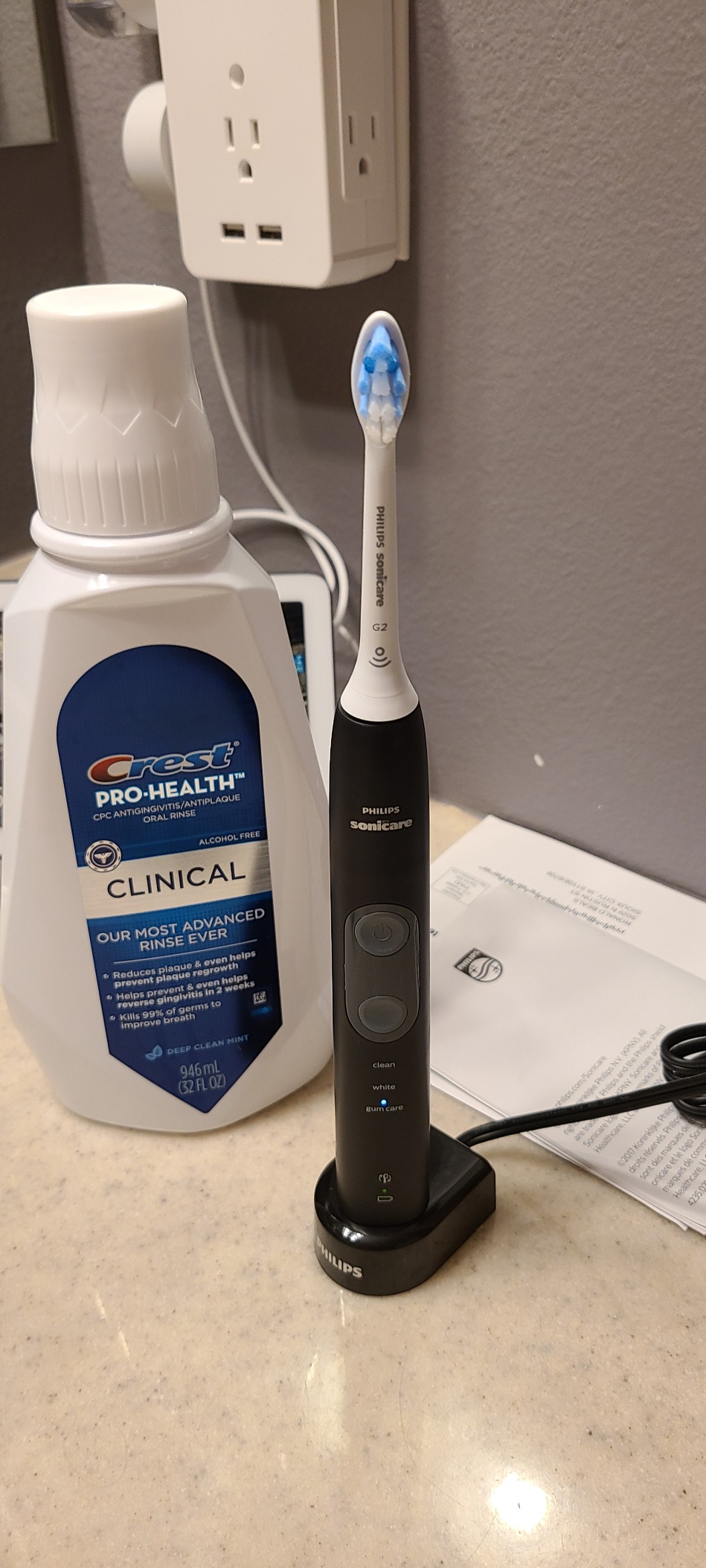 Sonicare ProtectiveClean 5300 Philips Rechargeable Electric Power Toothbrush photo review