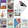 NobleWorks - 20 Funny Box Set Birthday Greeting Cards Assortment with Envelopes (4.63 x 6.75 Inch) Adult Humor Variety Pack for Men and Women - Birthday Bonanza AC8837BDG-B2x10