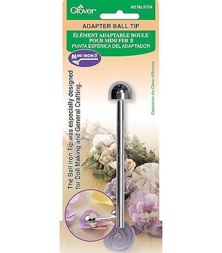Mini Fer à Repriser Clover "l'adaptateur" Art N° 9100 : Neuf Sous Blister
