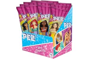 PEZ Disney Princess, 0.58-Ounce Assorted Candy Dispensers (Pack of 12)