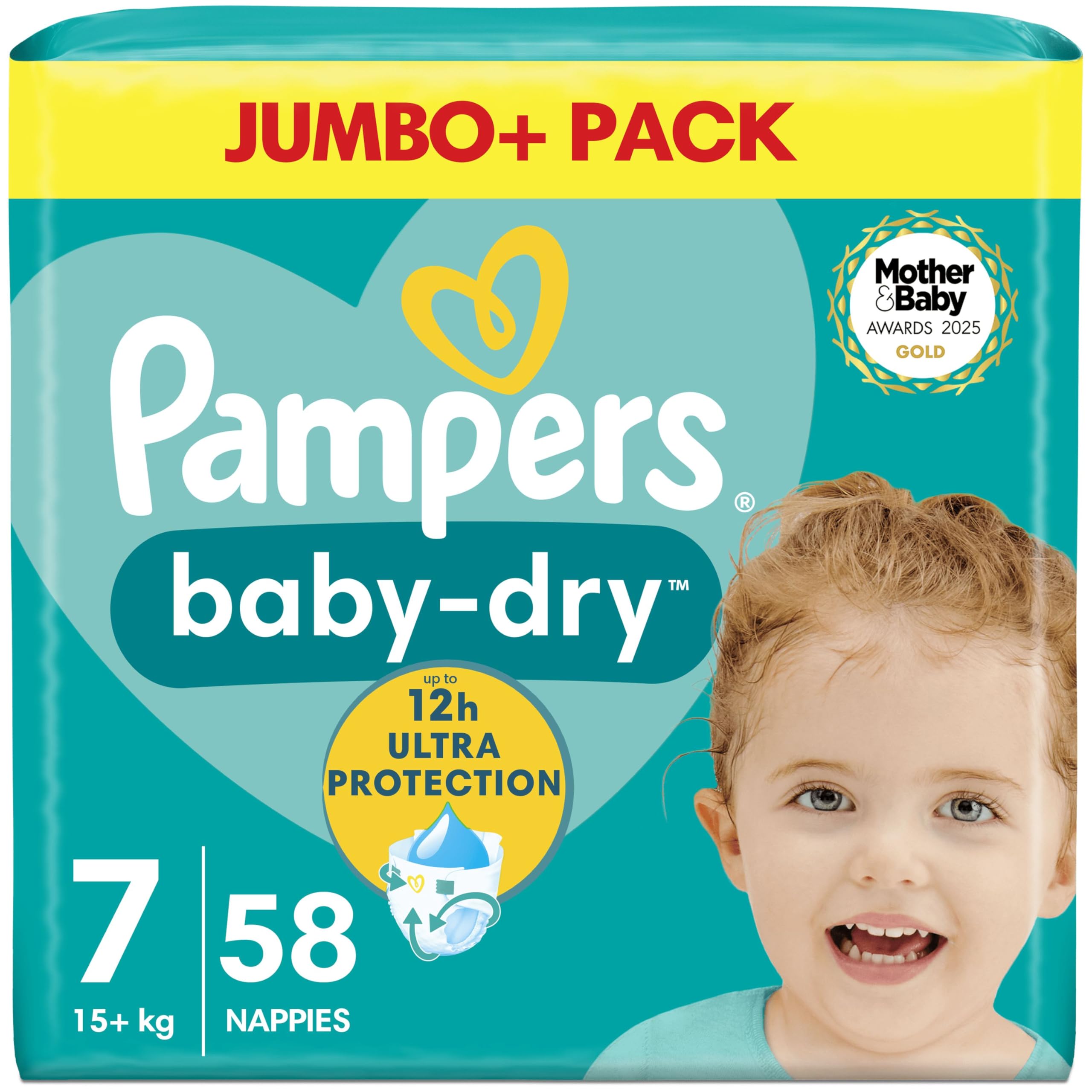 Pampers Baby Dry Size 7 x58