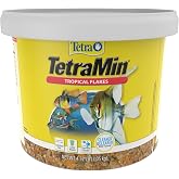 TetraMin Tropical Flakes Fish Food, 4.52 lbs | Complete Daily Diet For Top-And-Mid Feeding Tropical Fish, Protein For Growth &amp; Prebiotics for Digestion, Clear Water Formula