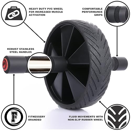 Fitnessery Ab Roller for Abs Workout Ab Roller Wheel Exercise