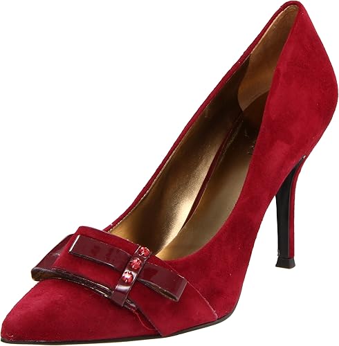 nine west burgundy heels
