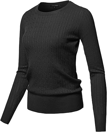 ladies round neck sweater