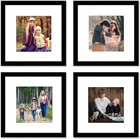Amazon Com 12x12 Black Picture Frame Set Square Photo Frame With Mat Display Pictures 8x8 Or 12x12 Without Mat Pvc Glass For Wall Home Office Decor 12x12 Black Amazon Com 12x12 Black Picture Frame Set Square Photo Frame With Mat Display Pictures 8x8 Or 12x12 Without Mat Pvc Glass For Wall Home Office Decor 12x12 Black