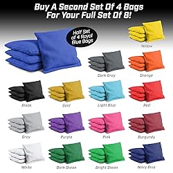 GoSports Official Regulation Cornhole Bean Bags Set