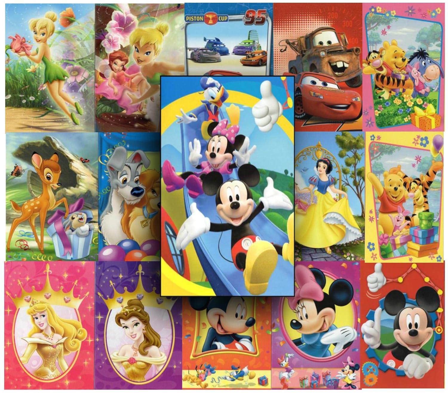 Great value DISNEY greetings cards. Pack of 16. Ideal for birthday, thank you cards and other