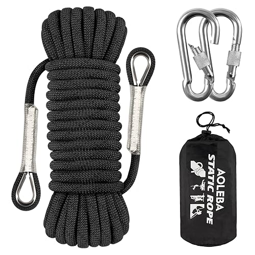 AOLEBA mm Static Climbing Rope 10M(32ft) 20M(64ft) 30M(96ft