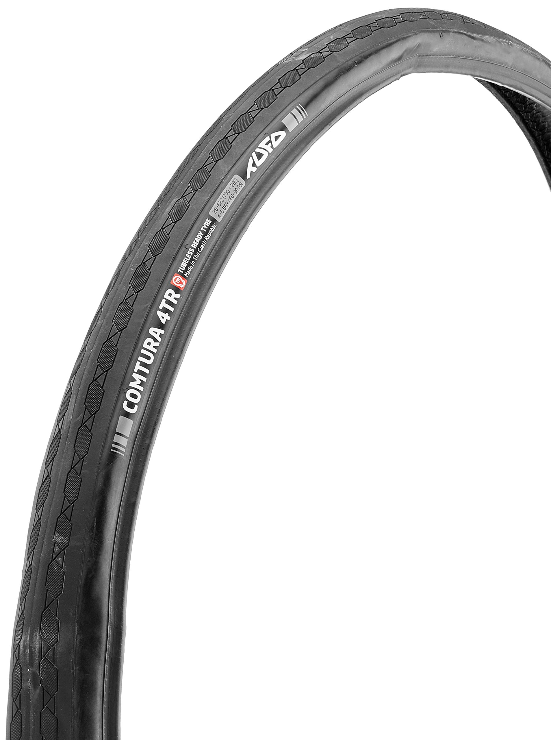 TUFO black, cover comtura 4tr tubeless 28mm 28" Unisex adult, one size