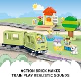LEGO DUPLO Interactive Adventure Train Set 10427 with 14 Track Pieces & 4 view 5