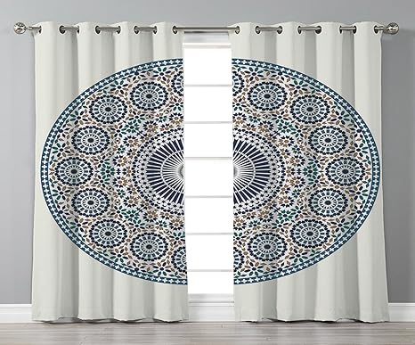 Buy Iprint Stylish Window Curtains Kitchen Decor Antique Arabic
