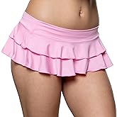 Pin Up Doll Mini Skirt, Pleated, Low Rise, Mini Skirts for Women, Available in Plaid, Neon and Plus Size, Micro Mini Skirts