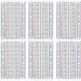 DEYUE breadboard Set Prototype Board - 6 PCS 400 Pin Solderless Board Kit for Raspberry pi and Arduino Project