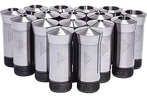 Colton Industrial Tools 16 Pc. Ultra Precision 5C Round Collet Set 0.0005" TIR